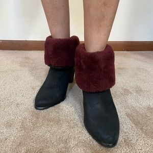 UGG Australia Shearling Cuff Boot